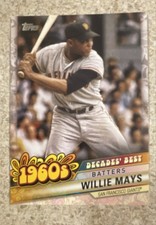 2020 Topps - Decades Best Series 2 Batters Willie Mays #DB-26