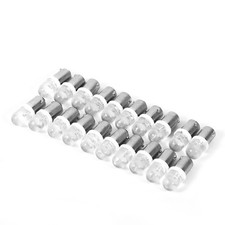 Doanas-20Pcs T11 T4W BA9S H6W 1895 Convex 1LED Auto Car LED White Dashboard