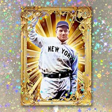Joe McGinnity Holographic Golden Icon Art Card 02/10 Starpop Signed Short Print