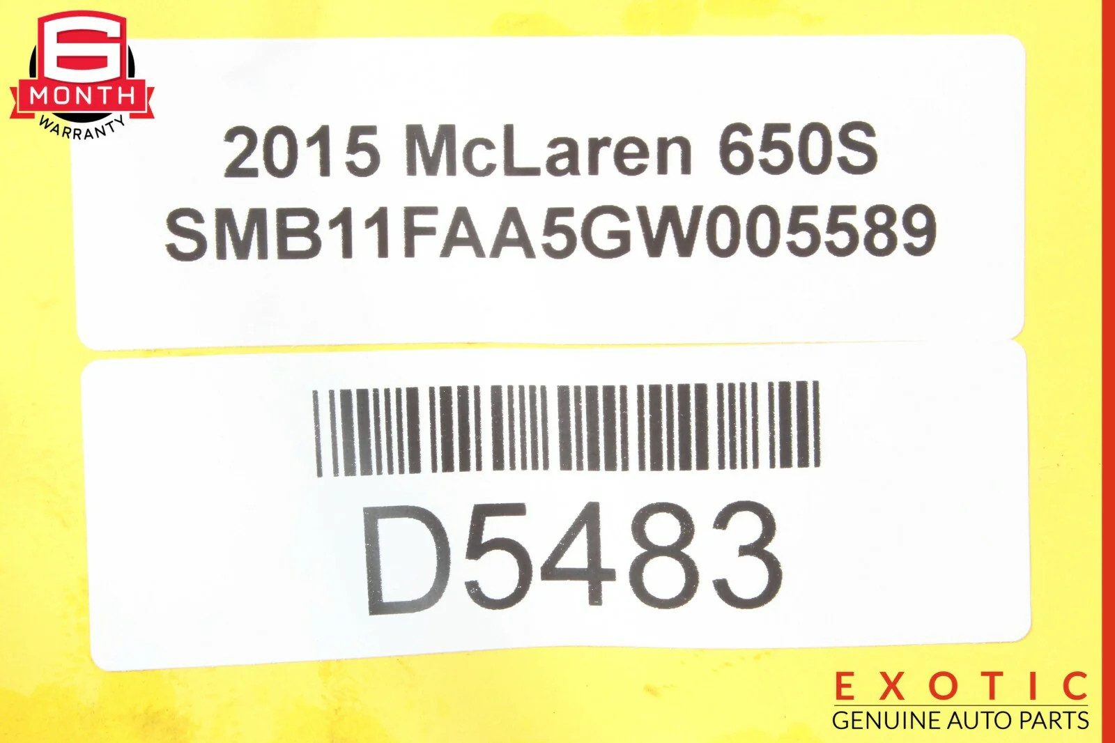 15-17 McLaren 650S Battery Power Cable Wire Energy Backbone OEM