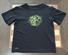 Champion Duodry boys short sleeve black t-shirt   baseball  logo size M 8-10 .