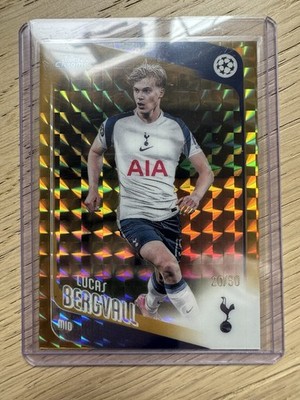 2025-26 Topps Chrome Club Competition Lucas Bergvall Gold Geo Refractor /50