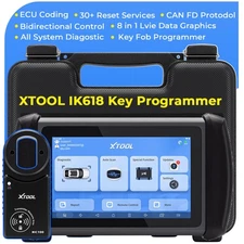 XTOOL IK618 IMMO Key Programmer Bidirectional Scanner Diagnostic Coding w/KC100