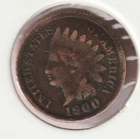 US Rare Old West 1900 Indian Head Penny Coin American Collection Shield Cent USA