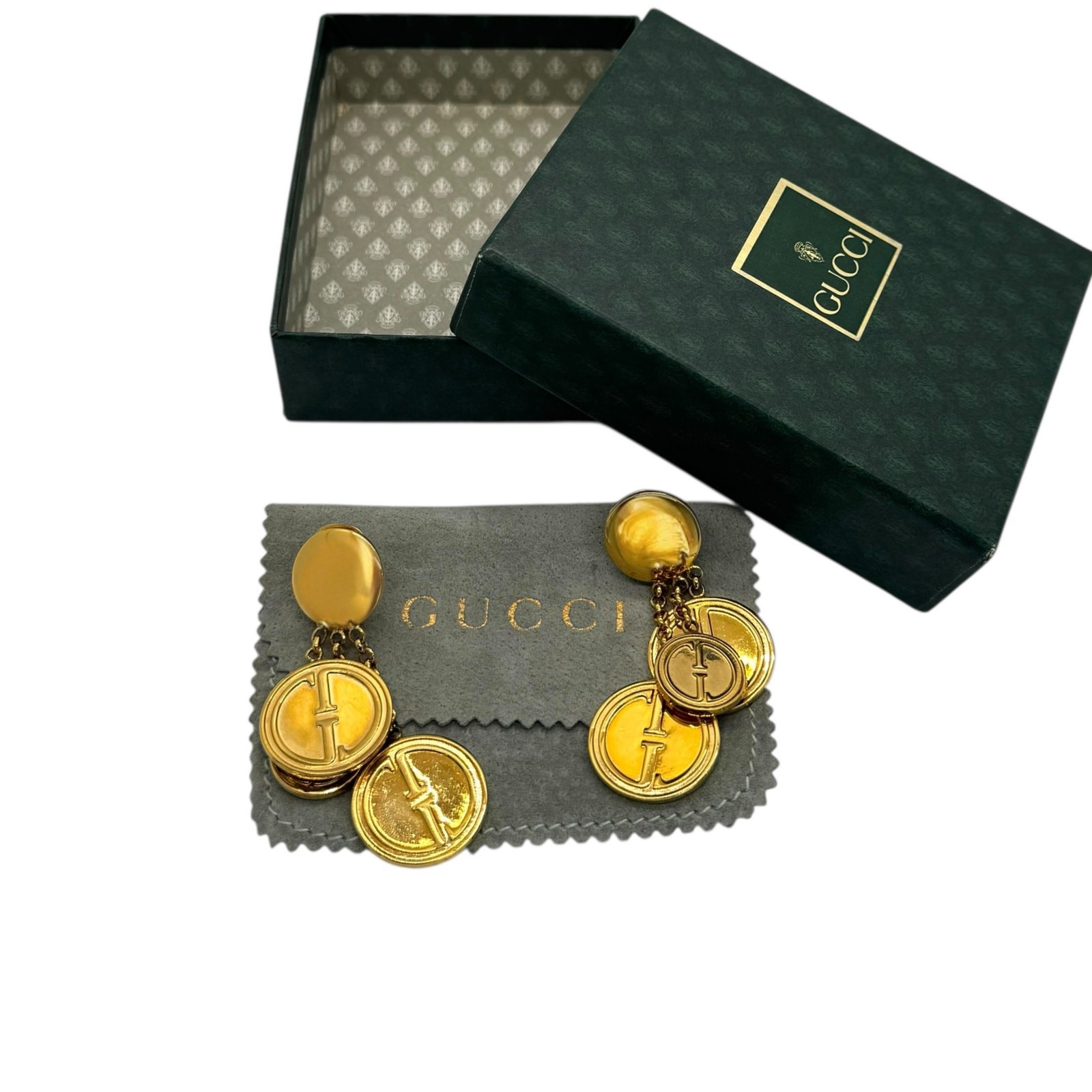Gucci Vintage GG Coin Earrings thumbnail 2