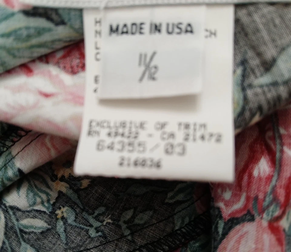 Vestido Jessica Mcclintock Gunne Sax estampado floral encaje en el cuello Foto 2 de 4