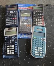 Texas instrument Calculator Lot And Scientific Calculator  Lot Of 5