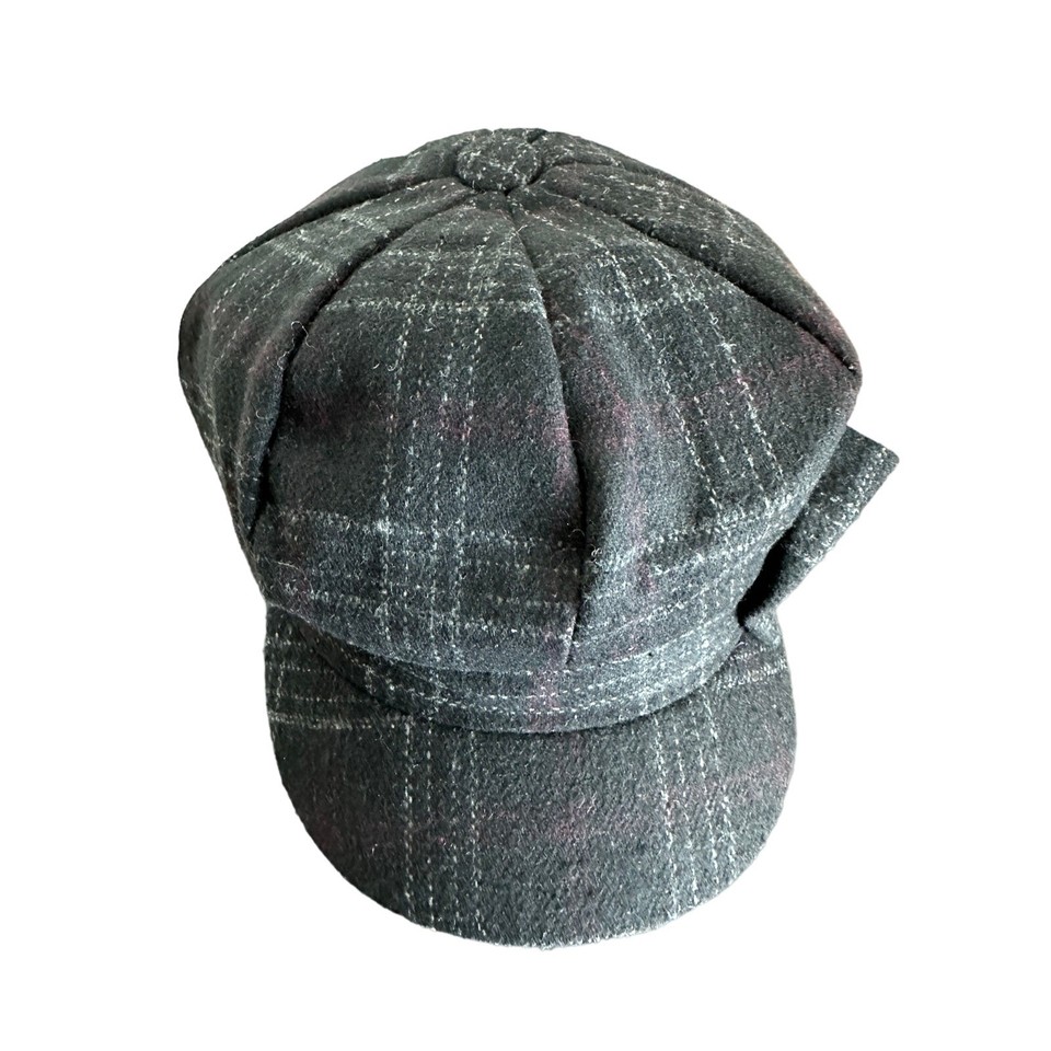 PanPacSight Women's Wool Newsboy Hat - Fall Cabbie Beret in Tweed Green | Buy Now with Express International Delivery