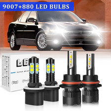 For Pontiac Grand Prix 1997-2003 6500K LED Headlight  Fog Light Bulbs Combo 4PC
