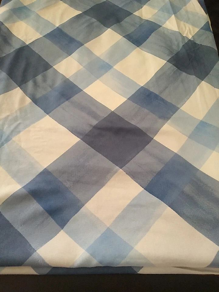 Funda nórdica Charter Club Gingham bloque de color azul blanco tamaño completo/queen Foto 3 de 4