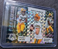 2020 Panini Mosaic Prizm Flea Flicker Aaron Rodgers Davante Adams Aaron Jones GB