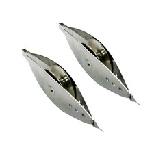 2Pcs Metall Tatting Shuttle Webwerkzeug DIY Für LaceMaking Handmade Craft