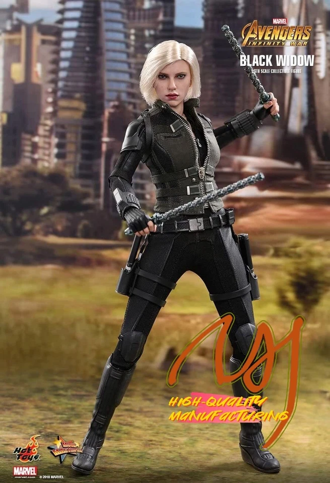 EN STOCK Hot Toys MMS460 Avengers Infinity War Viuda Negra Scarlett Johansson Foto 2 de 4