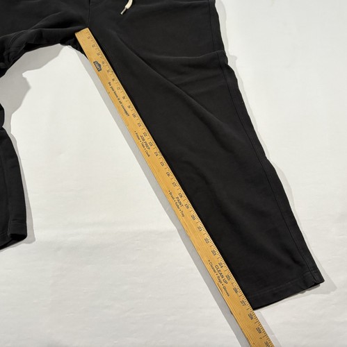 Buck Mason Sweatpants Mens Black Faded Relaxed Cotton Pull On Jogger Lounge XL - Picture 5 of 11