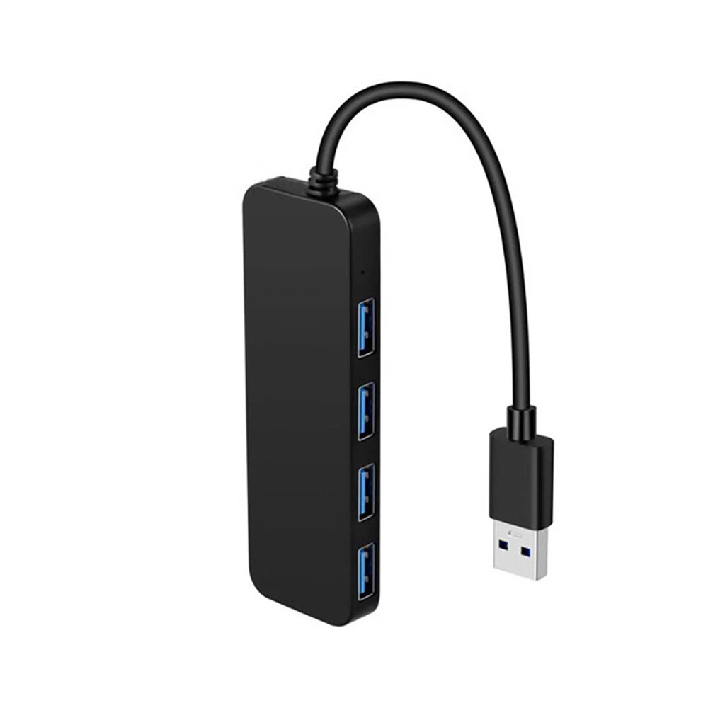 4-Port USB 3.0 Hub for Laptop Fast Data Transfer Expandable Splitter