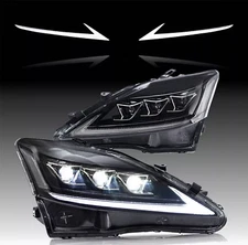 LED Headlights For Lexus IS250 350 ISF 2006-2013 Front Lamp Sequential Indicator