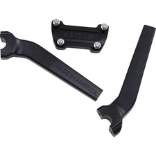 Thrashin Supply Co Black 9-1/2" Pullback Handlebar Riser | TSC-9525-1