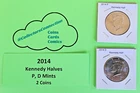 2014 PD Kennedy Half 2 coin set from Mint Bags