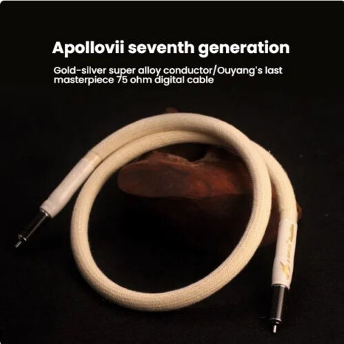75 OHM HiFi Coaxial Cable Audio DAC Digital Wire Cable