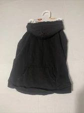 Top Paw - Dog Hooded Sweatshirt - Medium - Black