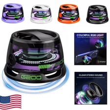 New Magnetic Portable Bluetooth Speaker 5W Mini Sound Bluetooth Phone Holder US