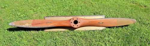 Mounted Vintage Sensenich Wooden Propeller from WW2 time period
