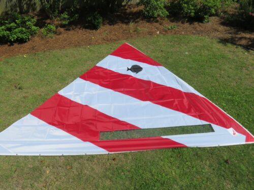 NEW Sunfish Sail, Classic red & white color combination