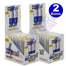 Derall Boost Focus 775mg Energy Concentration 2 Boxes - 48 Capsules - FREE SHIP