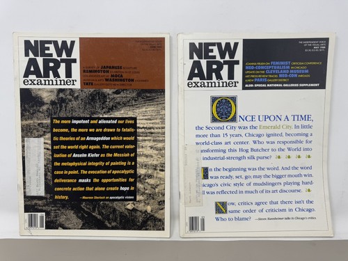 Lot of 17 New Art Examiner Magazines 1989 Modern Art, International, Andre Trial - Picture 7 of 24