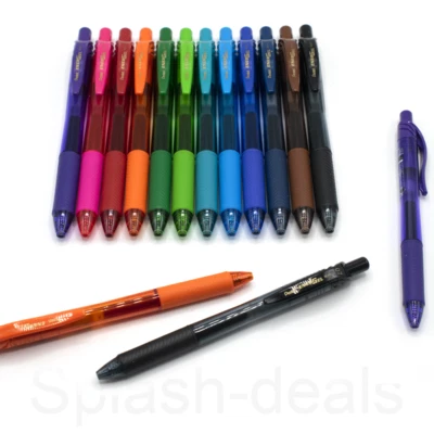 Pentel Energel X BL107 Retractable Gel Roller Pens - 0.7mm Tip - Various Colours