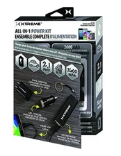 4 piece All-in-One Charging Bundle Power Kit Home/Car 2.1A Charger Battery Bank