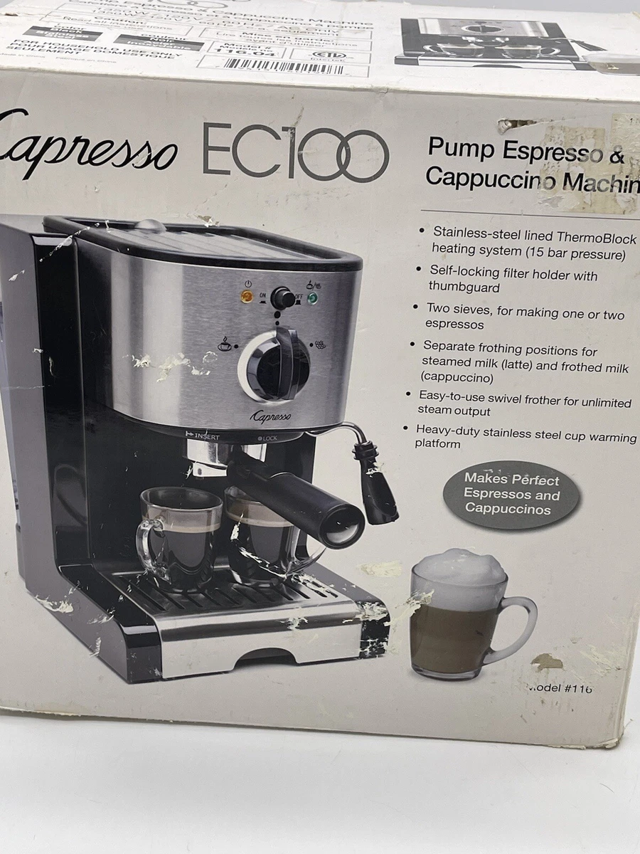 Capresso EC50 Espresso Machine With 15 Bars Of Pressure And, 58 OFF
