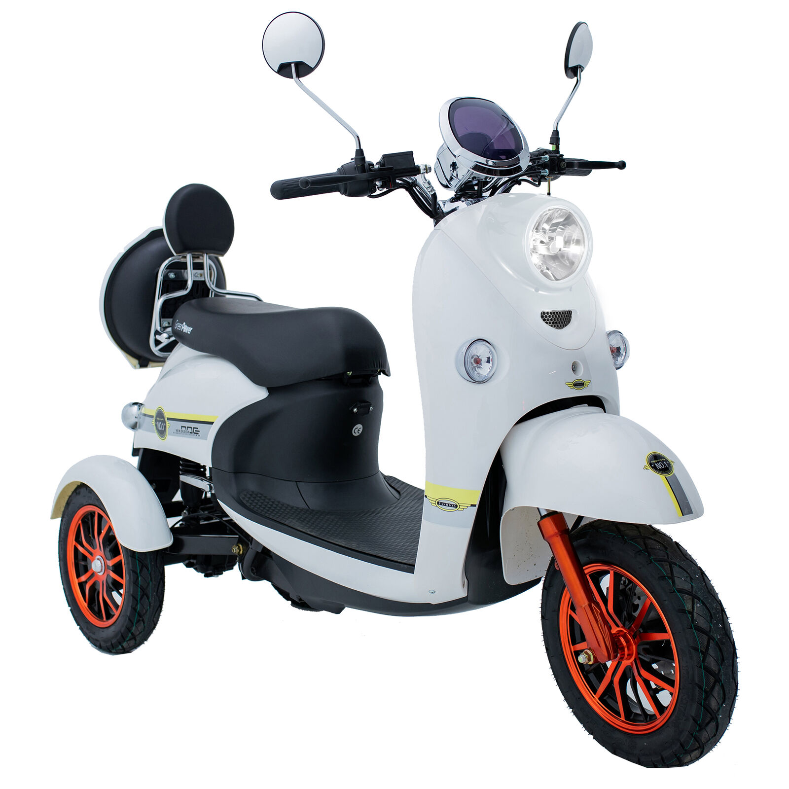 New 3 Wheeled 60V 20AH 800W Electric Mobility Scooter FREE ENGINEERED DELIVERY