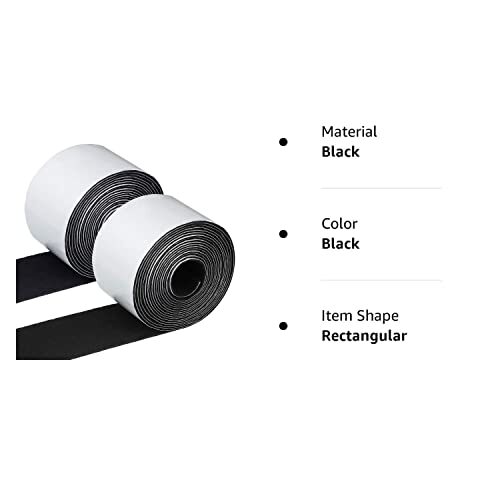 1/4" Thick X 1" Wide X 10 Ft White Polyester Felt Strip – Durable, Anti-Squeak Padding & Weatherstripping