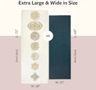 Shakti Warrior Hemp Yoga mat - Extra Long Chakra Yoga Mat 72" 5mm