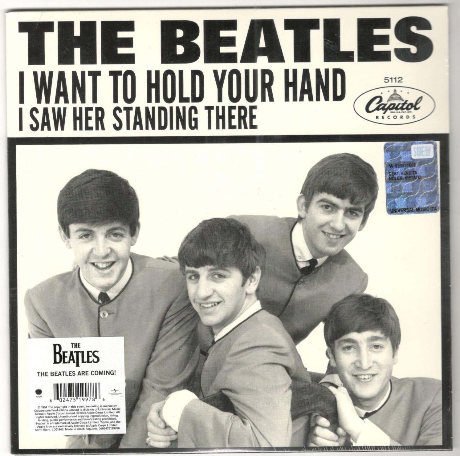 THE BEATLES - I Want To Hold Your Hand - 45 Giri NUOVO RSD BLACK FRIDAY 2024