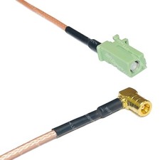 RG316 Avic Green Pioneer Jack to SMB FEMALE ANGLE RF Cable Rapid-SHIP LOT