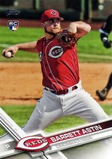 2017 Topps Update #US53 Barrett Astin Cincinnati Reds Rookie Card RC