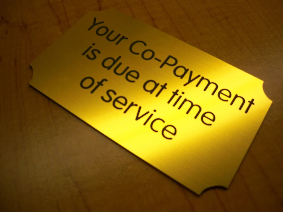 Letrero de suite de negocios dorado grabado personalizado 3x5 oficina en casa pequeña pared placa de puerta Foto 2 de 4