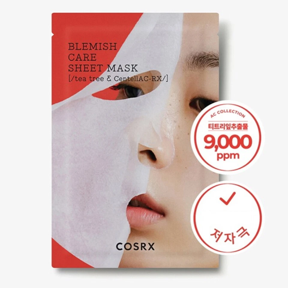 COSRX Blemish Care Sheet Mask 26ml x 5ea Mask Sheet Pack K-Beauty - Image 2 of 3
