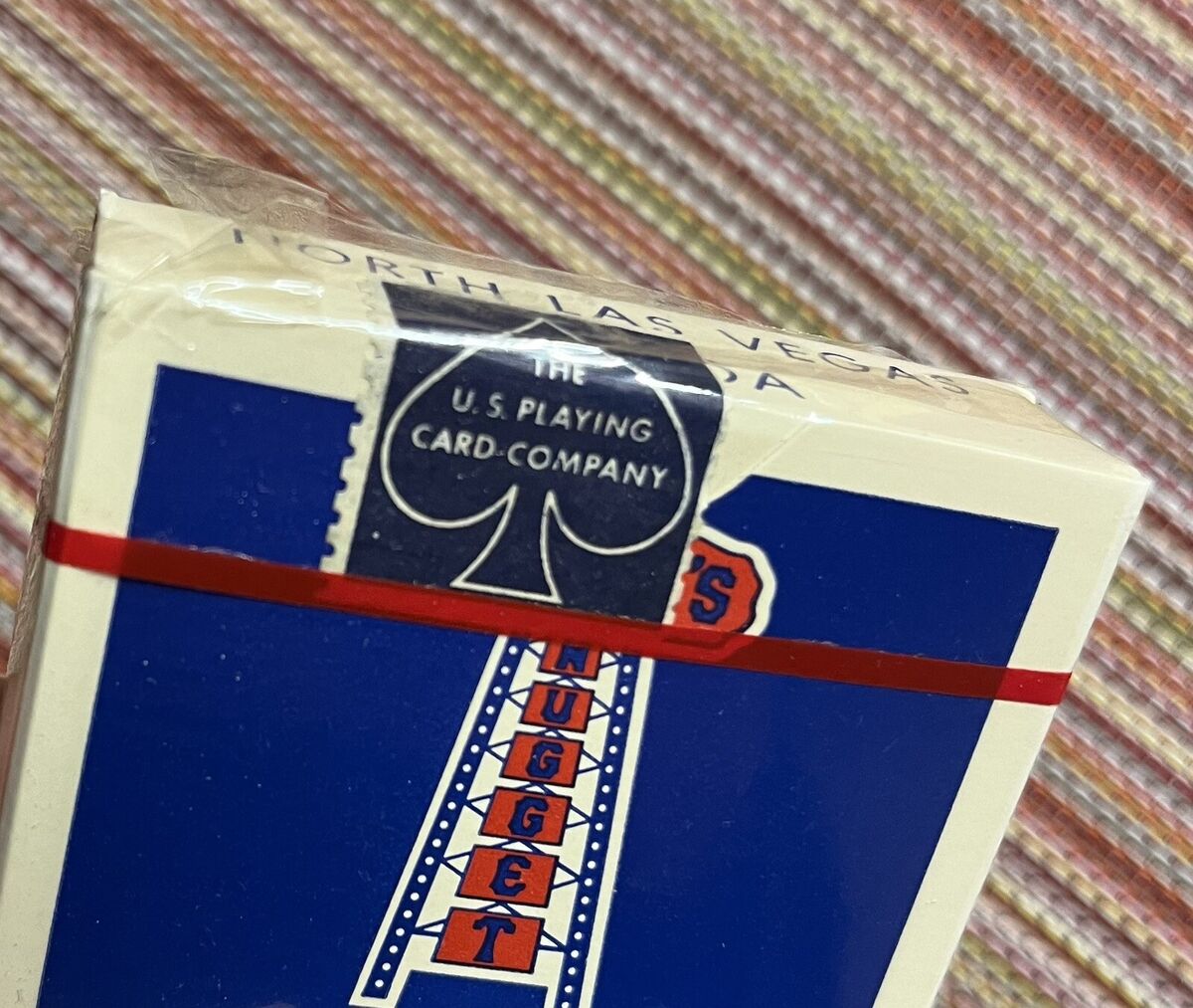 Authentic Sealed 1970's Jerry's Nugget Playing Cards BLUE As Authentic Sealed 1970's Jerry's Nugget Playing Cards BLUE As