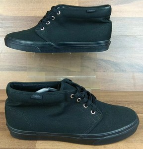 vans black chukka boot