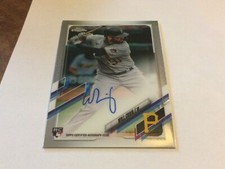 2021 Topps Chrome Will Craig RC Auto Pittsburgh Pirates Rookie On Card Autograph. rookie card picture