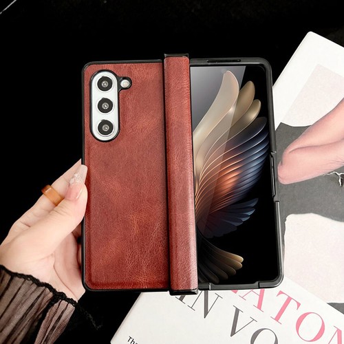 Leather Case Cover Soft Anti Scratch For Samsung Galaxy Z Flip 5 4 Fold 5 4 - Picture 9 of 12