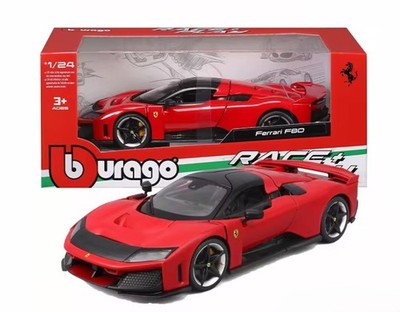 Burago フェラーリミニカー scale 1.24 2026 Bburago 1:24 Ferrari F80 TT-V6 Hybrid Hypercar Diecast Model