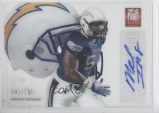 2012 Elite Rookie Hard Hats Signatures 43/199 Melvin Ingram III #62 Auto 0b2