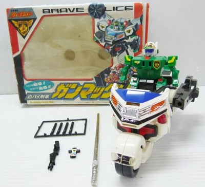 Gunmax Brave Police J Decker Motorcycle Robot Takara | eBay