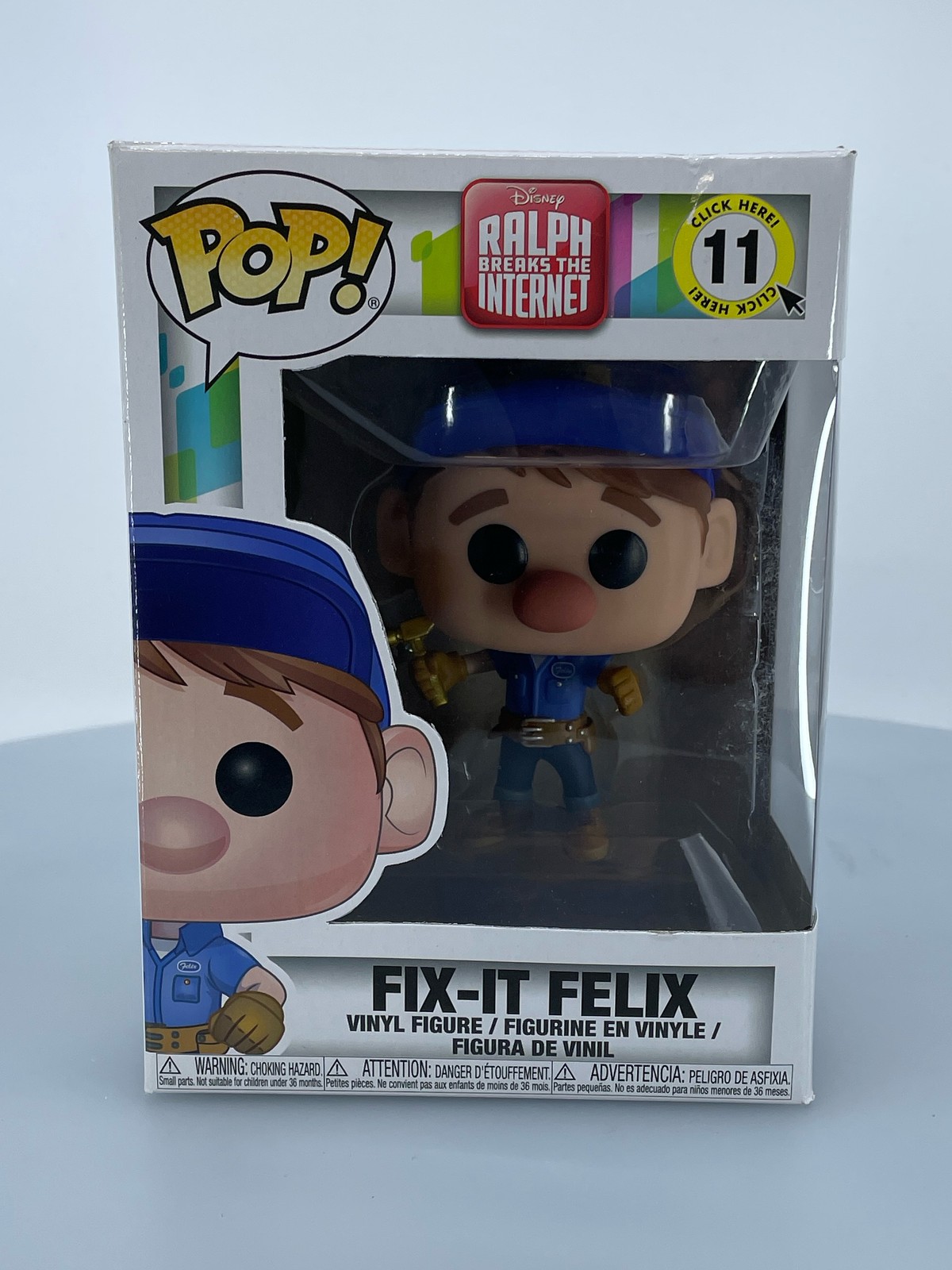 Sale Funko Pop! Disney Ralph Breaks The Internet Fix-It Felix #11 Damaged Box