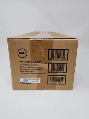 Dell 5130cdn C5765dn Magenta Imaging Drum T229N CT350802 OEM New Sealed - Image 1 of 4