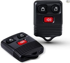 2 Replacement Keyless Entry Remote Key Fob Clicker Transmitter - 3 Button